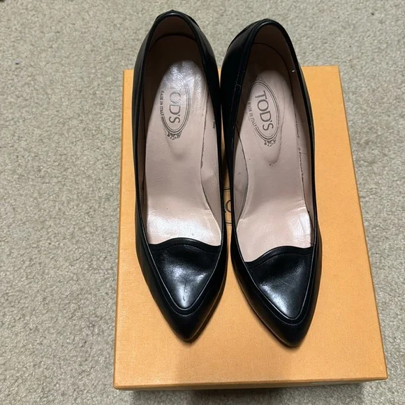 TOD’S “gomma pantofola bordata” heels - Picture 2 of 4